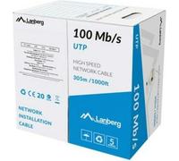 Câble réseau Lanberg LCU5-10CC-0305-S 305 m Gris Bobine 10/100/1000 Mbps
