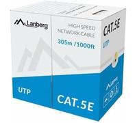 Câble réseau - LANBERG - UTP Cat.5E - 305m - Jaune - Haute vitesse de transmission