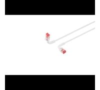 Câble réseau Lanview Cat6a U/FTP Flex-Angle 5m blanc avec connecteur orientable 90° et gaine flexible