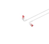 Câble réseau Lanview RJ45 CAT6A U/FTP 1,5 m blanc, flexible FLEX-ANGLE, LV-6AFTP