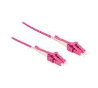 - Câble réseau - LC multi-mode (M) pour LC multi-mode (M) - 3 m - fibre optique - 50 / 125 microns - OM4 - sans halogène, uniboot - violet