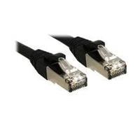 Lindy Câble réseau RJ45 47175 – CAT6a S/FTP 0,30 m Noir