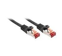 Lindy Câble réseau Basic Cat.6 S/FTP RJ45 0,3 m Noir