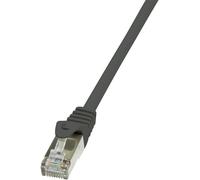 Câble réseau LogiLink CAT 6 F/UTP 7,50 m, noir - CP2083S - [1x RJ45 mâle - 1x RJ45 mâle]