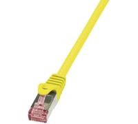 Câble réseau - LogiLink - CAT 6 S / FTP - 10 m - 2 connecteurs RJ45 - Jaune