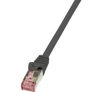 Câble réseau LogiLink CAT 6 S/FTP 7.50 m noir - CQ2083S - 7.50 m - noir - [1x RJ45 mâle - 1x RJ45 mâle]