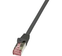 Câble réseau LogiLink CAT 6 S/FTP 7.50 m noir - CQ2083S - 7.50 m - noir - [1x RJ45 mâle - 1x RJ45 mâle]
