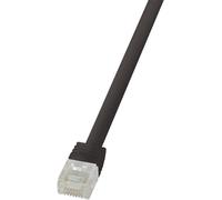 Câble réseau LogiLink CAT 6 U/UTP 0.25 m, noir - CF2013U - [1x RJ45 mâle - 1x RJ45 mâle]
