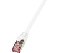 Câble réseau LogiLink CAT 6S/FTP 7.50 m blanc - CQ2081S - 7.50 m - blanc - [1x RJ45 mâle - 1x RJ45 mâle]
