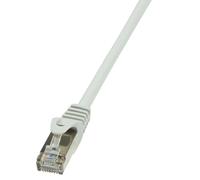 Câble réseau LogiLink CP1062S RJ45 Cat5e F/UTP 3 mètres blindage feuille connecteurs moulés gris