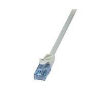 Câble Réseau LogiLink CP3052U Cat6a U/UTP (UTP) Gris 2m RJ-45 Mâle/Mâle, 10GBase-T, AWG26, PVC, Conforme RoHS