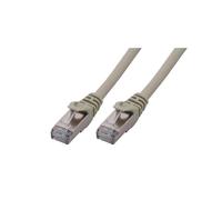 Câble réseau MCL 20m Cat6a S/FTP (S-STP) Gris RJ-45 Mâle/Mâle Contacts Or LSZH Impédance 100 Ohm FCC6ABMSHF-20M