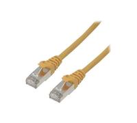 Câble réseau - MCL - 5 m Catégorie 6a - Paire torsadée écrantée - Jaune