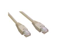 Câble réseau M at5E RJ45 Gris 0.5m FCC5EM-0.5M GIGA ETHERNET connecteurs mâles pour liaisons postes/prises murales ou brassage/switchs