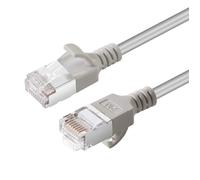 Câble réseau MicroConnect CAT6A U-FTP Slim, LSZH, 0,25 m, gris, V-FTP6A0025-SLIM