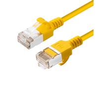 Câble réseau MicroConnect CAT6A U-FTP Slim LSZH 0,25 m Jaune, V-FTP6A0025Y-SLIM