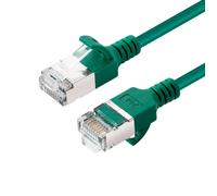 Câble réseau MicroConnect CAT6A U-FTP Slim, LSZH, 0,25 m, vert, V-FTP6A0025G-SLI