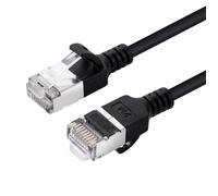 Câble réseau MicroConnect CAT6A U-FTP Slim LSZH 1,5 m Noir, V-FTP6A015S-SLIM
