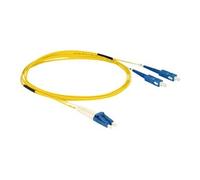 - Câble réseau - mode unique LC (M) pour mode unique SC (M) - 2 m - fibre optique - 9 / 125 micromètres - OS2 - sans halogène - jaune