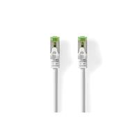 Câble Réseau Nedis CCGP85420WT100 Cat7 S/FTP 10m, Connecteurs RJ-45 Mâle, Contacts Or, LSZH, 10 Gigabit Ethernet, 600MHz, AWG26