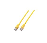 Câble Réseau Patch EFB Elektronik Cat6 3m Jaune U/UTP (UTP) RJ-45 Mâle/Mâle Contacts Or Technologie 10/100/1000Base-T(X)