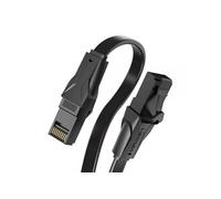 Câble réseau plat UTP RJ45 Cat6 - 2 m - Couleur noire