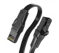 Flat Patch Cable UTP Cat6 15m black