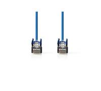 - Câble réseau - RJ-45 (M) pour RJ-45 (M) - 1.5 m - SF/UTP - CAT 5e - moulé, rond - bleu