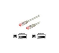 Goobay Câble de réseau 50892 Cat6 S/FTP (S-STP) Gris 15 m