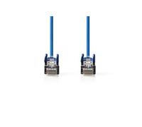 - Câble réseau - RJ-45 (M) pour RJ-45 (M) - 15 m - SF/UTP - CAT 5e - moulé, rond - bleu
