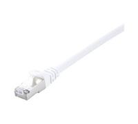 V7 Câble réseau blindé CAT6 STP 02M Blanc - Câbles de réseau (2 m, Cat6, S/FTP (S-STP), RJ-45, RJ-45, Blanc)