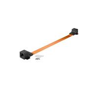 Goobay Câble réseau RJ45 Ultra-plat Passe-fenêtre Catégorie 5 50 cm Noir