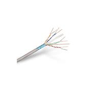 Câble Réseau RJ45 Cat.6 FTP Rigide AWG24 - Bobine 100m 100% Cuivre pour Installation - Couleur Gris