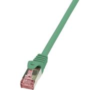 LogiLink PrimeLine Câble réseau Cat6 S/FTP AWG27 PIMF LSZH 0,25 m Vert