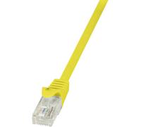 Câble réseau RJ45 CAT 6 U / UTP LogiLink - 2 connecteurs RJ45 - 7,50 m - Jaune - CP2087U