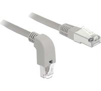 Câble réseau RJ45 Cat.6A S/FTP inférieur coudé/droit 2m