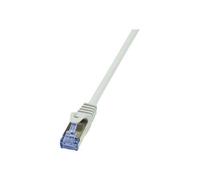 Câble réseau RJ45 CAT 6A S/FTP LogiLink - 2 conn - Gris - Sans halogène