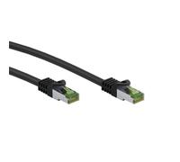 Câble réseau RJ45 Cat. 8.1 S/FTP - 1 m - Noir