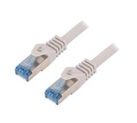 Cable reseau RJ45 male S-FTP Cat.6a gris - 1m