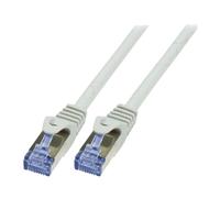 Cable reseau RJ45 male S-FTP Cat.6a gris - 2m