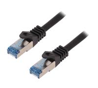 Cable reseau RJ45 male S-FTP Cat 6a noir- 20m