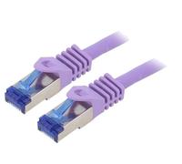 Cable reseau RJ45 male S-FTP Cat 6a violet- 2m
