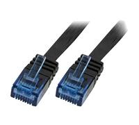 Cable reseau RJ45 male U-UTP Cat.5e noir- 15m