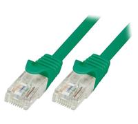 Cable reseau RJ45 male U-UTP Cat.5e vert- 2m