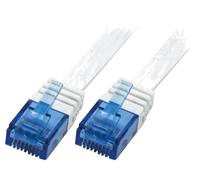 Cable reseau RJ45 male U-UTP Cat.6 blanc- 1m