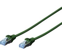 Câble réseau RJ45 SF/UTP, Cat. 5e droit Digitus - [1x RJ45 mâle - 1x RJ45 mâle] - 1.00 m - vert - DK-1531-010/G