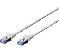 Câble réseau RJ45 SF/UTP, Cat. 5e droit Digitus - [1x RJ45 mâle - 1x RJ45 mâle] - 10.00 m - gris - DK-1531-100