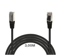 Câble réseau RJ45 - Waytex - Cat. 6a - Cuivre - FTP - LSOH - Noir - 3m