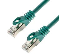 Câble réseau S/FTP PIMF Cat. 7 0,50 m Vert Câble Patch Gigabit Ethernet LAN DSL CAT7
