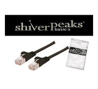 Câble réseau - SHIVERPEAKS - Cat.7 Slim 0,5 m - F-UTP - Plat - Connecteurs RJ45 50µ